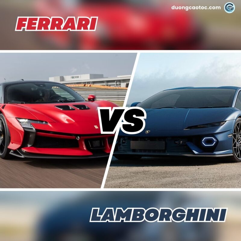 So sánh Ferrari và Lamborghini