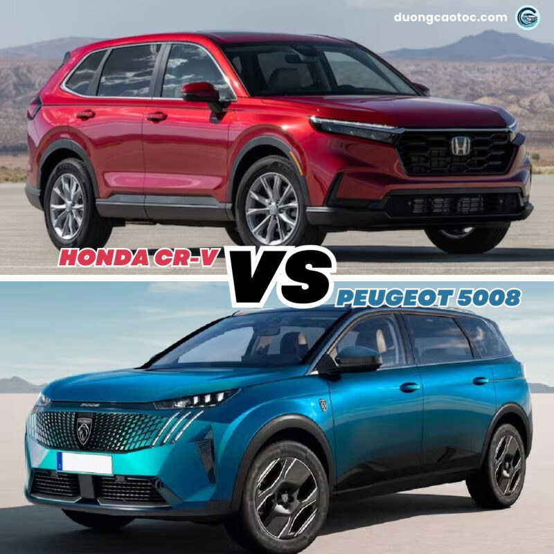 So sánh Honda CRV và Peugeot 5008