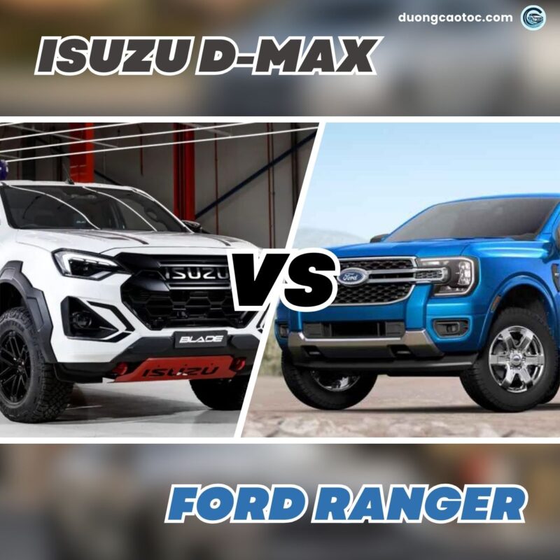 so sánh isuzu dmax và ford ranger