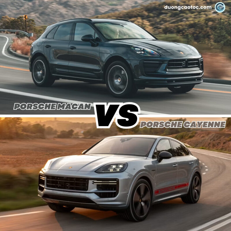 So sánh Porsche Macan và Porsche Cayenne