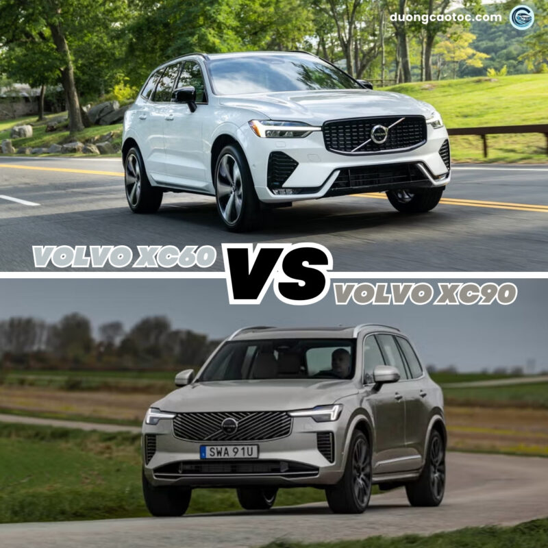 So sánh Volvo XC60 và Volvo XC90