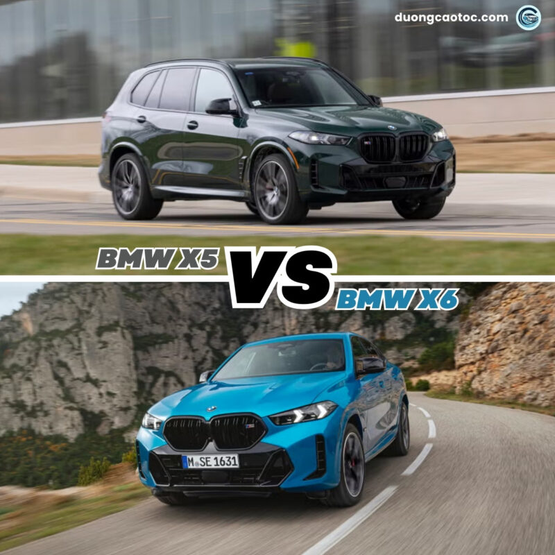 so sánh bmw x5 và x6