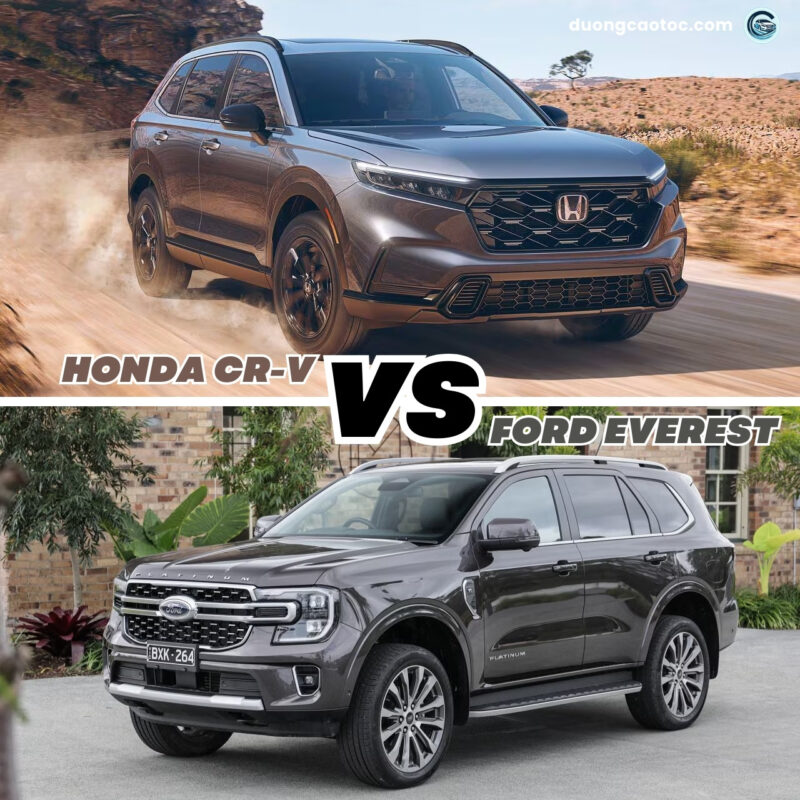 So sánh Honda CR-V và Ford Everest