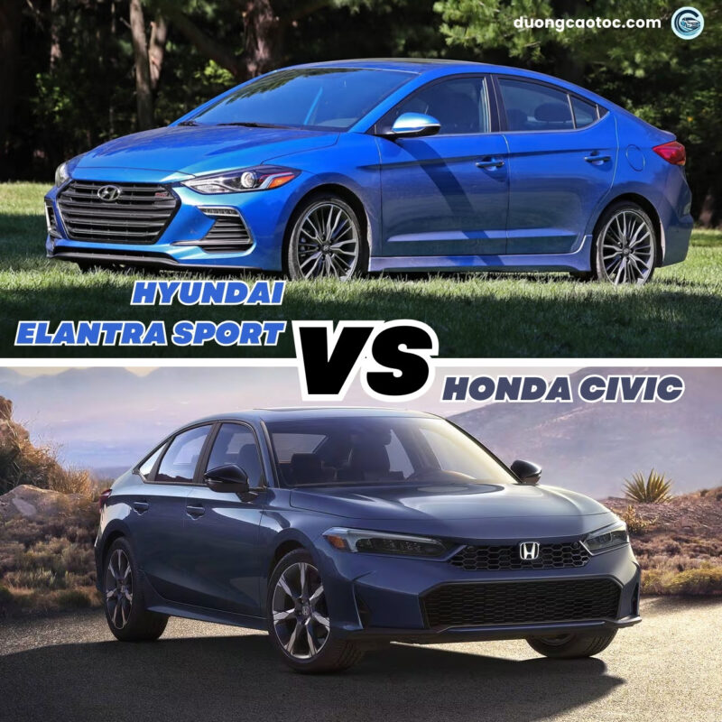 So sánh Elantra Sport và Honda Civic