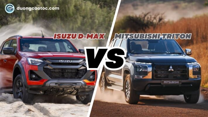 So sánh Isuzu D-Max và Mitsubishi Triton