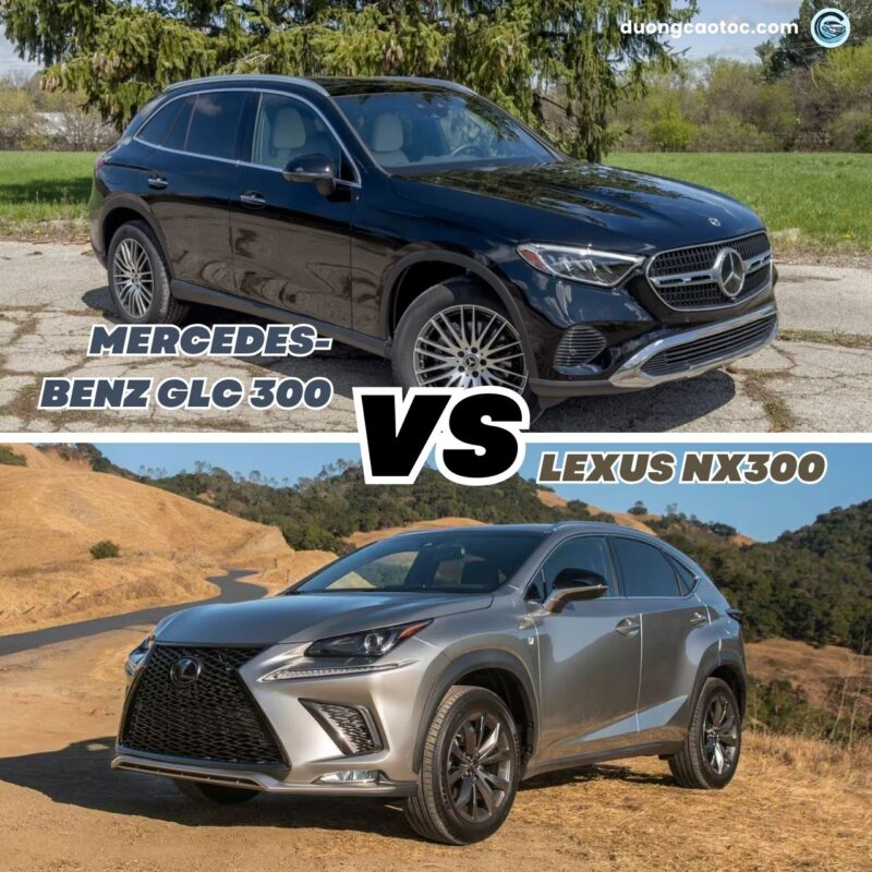 So sánh Mercedes-Benz GLC 300 và Lexus NX 300
